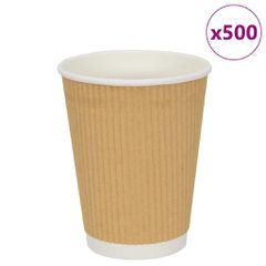 Χάρτινα ποτήρια καφέ 500 τεμάχια 12oz 300ml καφέ 4102800