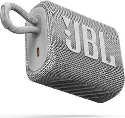 JBL GO 3, Portable Bluetooth Speaker, Waterproof IP67 white