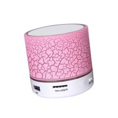 LAMTECH BLUETOOTH SPEAKER LED LIGHT WITH FM PINK-thumb-1