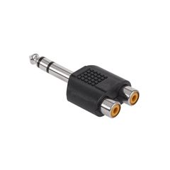 ZLA0300 . Αντάπτορας 6.35mm Stereo - 2x RCA M/F