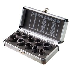 Σετ Eξολκείς Χαλασμένων Βιδών 10 Τμχ 3/8" 9-19mm TOPMASTER