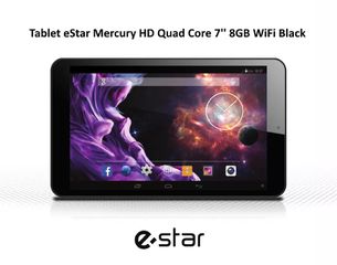 Tablet eStar Mercury HD Quad Core 7'' 8GB WiFi Black
