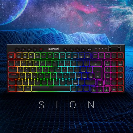 Gaming πληκτρολόγιο - Redragon Sion K653-RGB-thumb-4