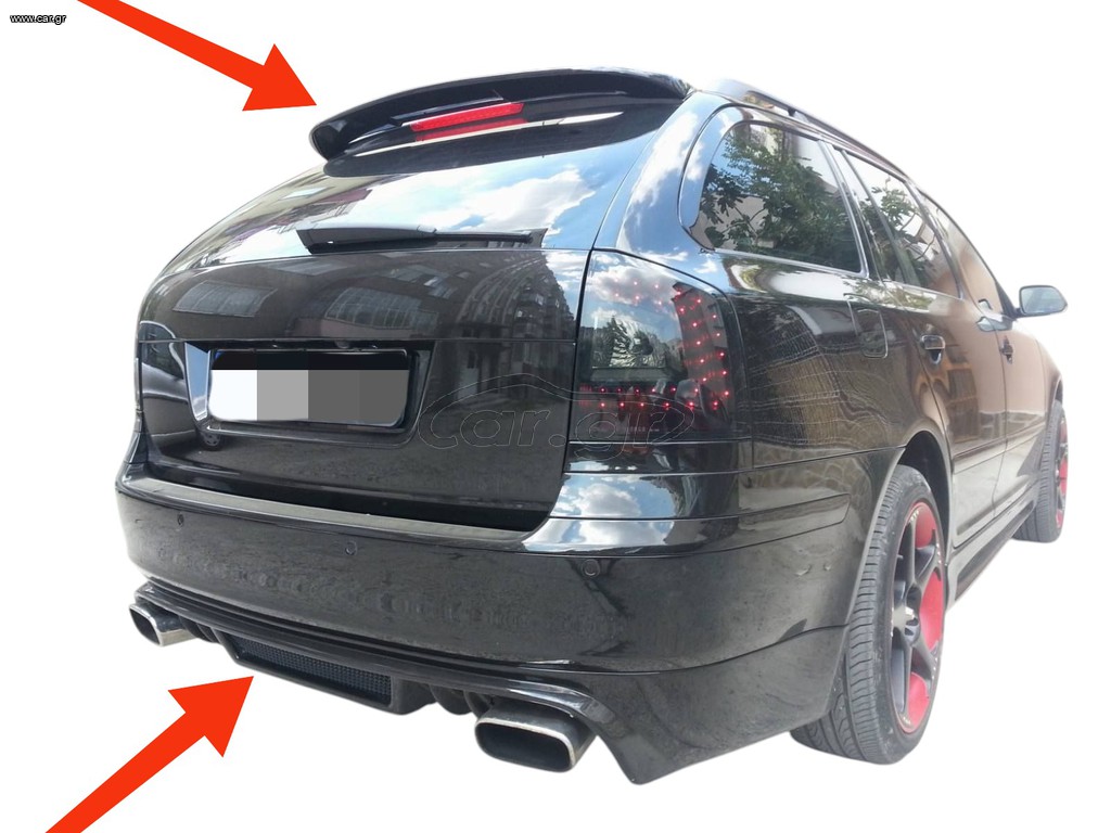 ΑεροτομέςDiffuser Spoiler για Skoda Octavia