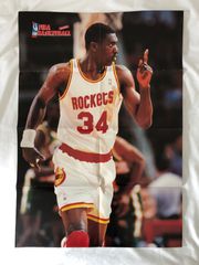 Αφίσα Poster Hakeem Olajuwon NBA Houston Rockets 34 Διάσταση 82cm x 58cm