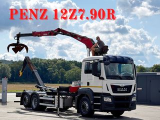 Ανατροπή MAN 2016 TGS 26.400 γάντζος * PENZ 12Z7.90R * TOP