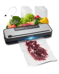 Μηχάνημα σφράγισης κενού VEVOR 5 σε 1 Fast-Compact Αυτόματη Εξοικονόμηση Τροφίμων 10 τσάντα 100W