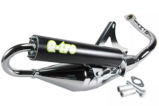 Ολοσωμη Εξατμιση Q-Tre Aprilia Sr 50, Runner 50, Zip, Nrg 50, Ice, Typhoon Χρωμιο | Tecnigas