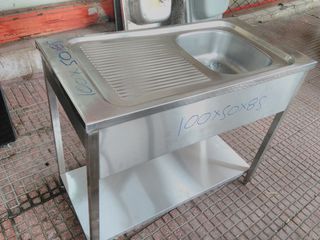 ΛΑΝΤΖΑ ΑΝΟΙΧΤΗ ΜΟΝΗ ΔΙΑΣΤΑΣΕΩΝ  100Χ50Χ85 ΜΕ ΓΟΥΡΝΑ ΔΙΑΣΤΑΣΕΩΝ 33Χ36Χ14 ΚΑΙ ΠΑΣΟ ΑΡΙΣΤΕΡΑ