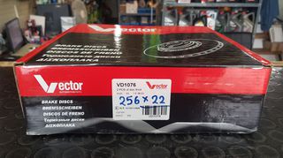 Δισκοπλακες σετ AUDI - SEAT - SKODA - VW , 256 x 22