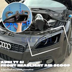 Audi TT 8J/MK2 Μετατροπή Φαναριού με Αεραγωγό