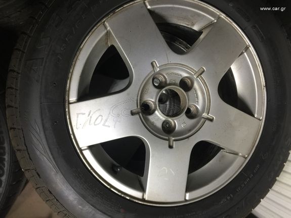 Ζάντες αλουμινίου VW original 6X15  5X100 et38 ch57,1