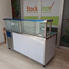 Πόστο τυλιχτή, βιτρίνα ψυχόμενη 185*70*85/125 εκ, με 2 πόρτες, πάσο και θέσεις για GN, συντήρηση.  ΕΙΔΙΚΕΣ ΚΑΤΑΣΚΕΥΕΣ STOCKINOX - ΖΗΤΗΣΤΕ ΜΑΣ ΠΡΟΣΦΟΡΑ!-thumb-7