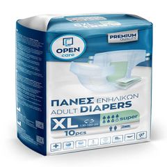 Πάνες ακράτειας Open Care XLarge 120-160 cm συσκευασία 10 τεμαχίων