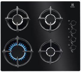 Electrolux EGG6407K Εστία Αυτόνομη Υγραερίου 4 Θέσεων 59x51εκ., Μαύρη