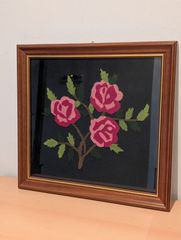 Κάνδρο με κέντημα λουλούδια