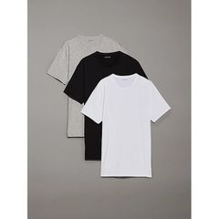 Calvin Klein Ανδρικη Φανέλα Με Κοντό Μανίκι 3 Τεμάχια Cotton Stretch Blend