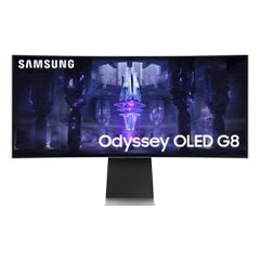 Samsung Odyssey LS34DG850SUXDU OLED HDR Curved Gaming Monitor 34" QHD 3440x1440 175Hz με Χρόνο Απόκρισης 0.03ms GTG