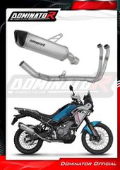 Dominator Ολόσωμη Εξάτμιση Με Τελικό HP6 Titanium/Carbon End  CF Moto 450 MT 2024  Με Σιγαστήρα