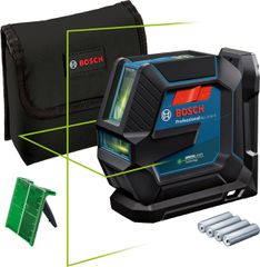 GLL 2-15G ΔΟΜΙΚΟ ΛΕΙΖΕΡ ΣΤΑΥΡΟΥ 15m green line ΜΕ ΣΤΗΡΙΓΜΑ LB 10 BOSCH 0601063W00 ##