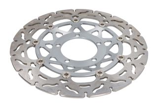 ΔΙΣΚΟΠΛΑΚΑ ΕΜΠΡΟΣ TRW TRIUMPH DAYTONA 600 2003-2004, DAYTONA 650 2005, DAYTONA 675 2006-2012, SPEED FOUR 600 2002-2005, TT 600 2000-2003, DAYTONA R 675 2011-2012, STREET TRIPLE 675 2008-2012, STREET T