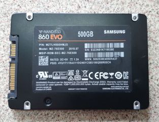 Samsung 860 EVO 500GB SSD - Μεταχειρισμένο σε άριστη κατάσταση