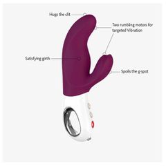 Fun Factory MISS BI Rabbit Vibrator GRAPE-thumb-3