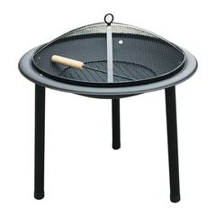 BORMANN Elite BFT6001 Tζάκι Εξωτερικού Χώρου με μεταλλικά Πόδια και Προστατευτικό Πλέγμα, Μαύρο 077978