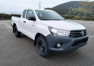 Toyota Hilux 2016 TOYOTA HILUX ΜΙΑΜΙΣΗ ΚΑΜΠΙΝΑ EXTRA CAB*2.4D-4D*Euro6*Καρό* 1 1/2 ΚΑΜΠΙΝΑ