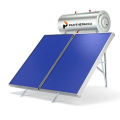 Panthermica Ηλιακός Θερμοσίφωνας 300lt, Επιλεκτικός 5,0τμ, INOX Κάλυμμα, Τριπλής Ενέργειας – Ταράτσα