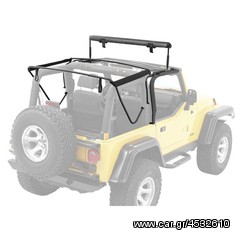 ΓΝΗΣΙΟΣ ΜΕΤΑΛΛΙΚΟΣ ΣΚΕΛΕΤΟΣ SOFT TOP ΜΕ DOOR SURROUNDS ΚΑΙ TAILGATE BAR ΓΙΑ WRANGLER TJ