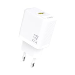Dudao A23 2.4A USB-A Charger - White-thumb-0