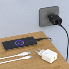 Dudao A23 2.4A USB-A Charger - White-thumb-2
