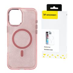 Wozinsky Glitter Case for Samsung Galaxy S25 - Pink with Glitter
