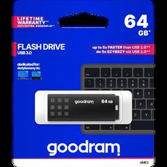 GoodRam pendrive 64GB UME3 USB 3.0 Μαύρο-thumb-1