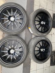 ΑΕΖ ΖΑΝΤΟΛΑΣΤΧΑ ΜΕΤΑΧΕΙΡΙΣΜΕΝΑ ΓΙΑ PORSCHE KAI VW TOUAREG 9,5X22 5X130K ΜΕ PIRELLI SCORPION ZERO 295/40R22 ΤΕΤΡΑΔΑ