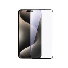 Joyroom JR-MLG0278 2.5D HD Dustproof Tempered Glass with Black Frame for iPhone 15 Plus/16 Plus
