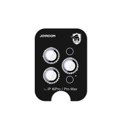 Joyroom JR-MSJ0307 Glass Screen Protector for iPhone 16 Pro/16 Pro Max Lenses - Black