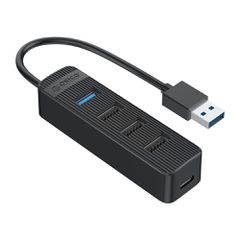 Orico TWU32-4A USB-A 3.0 hub / 4x USB-A 3.0 + 3x USB-A 2.0 + USB-C 5V/3A - black