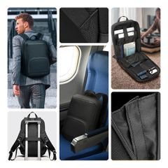 Wozinsky Premium Waterproof Laptop Backpack - Black-thumb-1