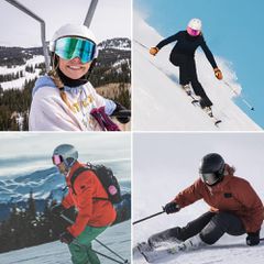 Qunature White Frameless Ski Goggles - White-thumb-4