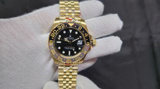 Rolex GMT master II  yellow gold jubilee.  Ανδρικο ρολοι χειρος κορυφαιας ποιοτητας replica 3Α