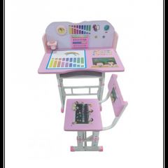 ΣΕΤ ΠΑΙΔΙΚΟ ΓΡΑΦΕΙΟ + ΚΑΡΕΚΛΑ ΓΙΑ ΗΛΙΚΙΕΣ ΑΠΟ 2-8 ΕΤΩΝ ΓΕΡΗ ΚΑΤΑΣΚΕΥΗ ΜΕΤΑΛΛΙΚΑ ΠΟΔΙΑ ΚΑΙ MDF ΞΥΛΟ ΣΕ ΡΟΖ