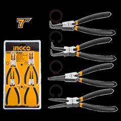 Σετ Ασφαλειοτσίμπιδο 4 Τμχ INGCO