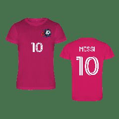 Παιδική μπλούζα ποδοσφαίρου Messi ΡΟΖ