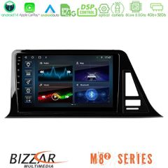 Bizzar M8² Series 8Core Android14 4+32GB Toyota CH-R (Χωρίς Εργ.Οθόνη) Navigation Multimedia Tablet 9" Με Carplay & Android Auto