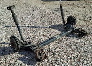 OPEL CORSA D 2006-2015 ΑΞΟΝΑΣ ΠΙΣΩ ME ΤΑΜΠΟΥΡΑ Α2*