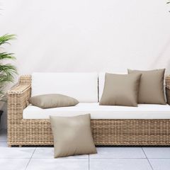 Μαξιλάρια Καναπέ 4 τεμ. Taupe 40 x 40 εκ. Υφασμάτινα 360367