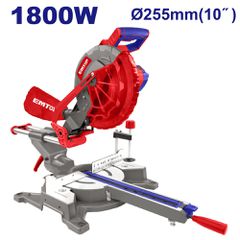 Φαλτσοπρίονο ηλεκτρικό 1800W Emtop με διάμετρο δίσκου 255mm emsw2180017 κατάλληλο για ευρύ φάσμα εργασιών κοπής