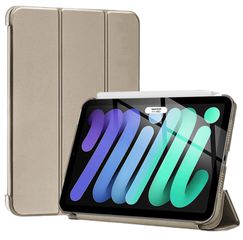 Θήκη Trifold Smart View και πίσω TPU για iPad Mini 7/6 - Χρυσό
